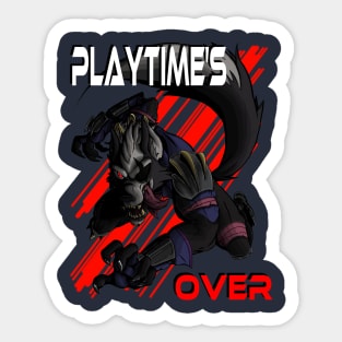 Wolf Bounty Hunter Sticker